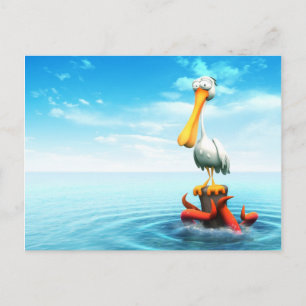 Cartão Postal Pelican