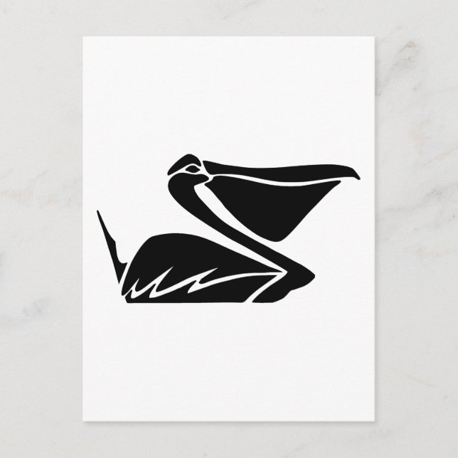 Cartão Postal pelicano pelicano (Frente)