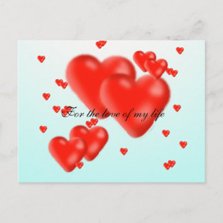 Cartão Postal Pelo amor da minha vida