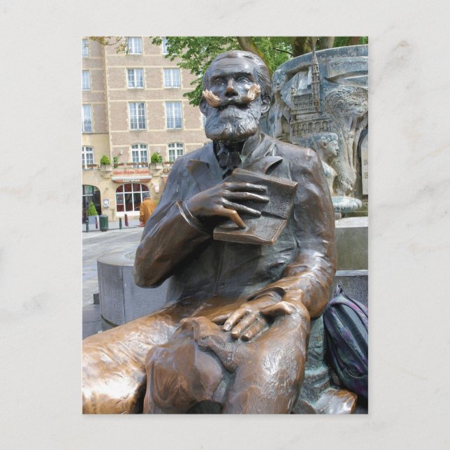 Cartão Postal Pelo amor de um bom livro - Bruxelas, Bélgica (Frente)