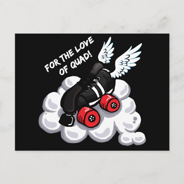 Cartão Postal Pelo amor do quad (Frente)