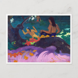 Cartão Postal Pelo Mar de Gauguin