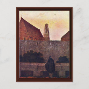 Cartão Postal Pelo Muro da Cidade Por Friedrich Caspar David