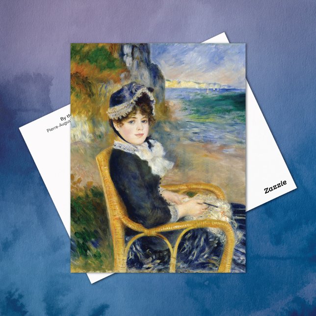 Cartão Postal Pelo Seashore Pierre-Auguste Renoir (Criador carregado)