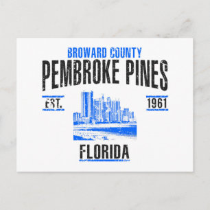 Cartão Postal Pembroke Pines