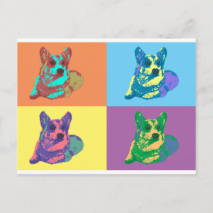 Cartão postal Pembroke Welsh Corgi