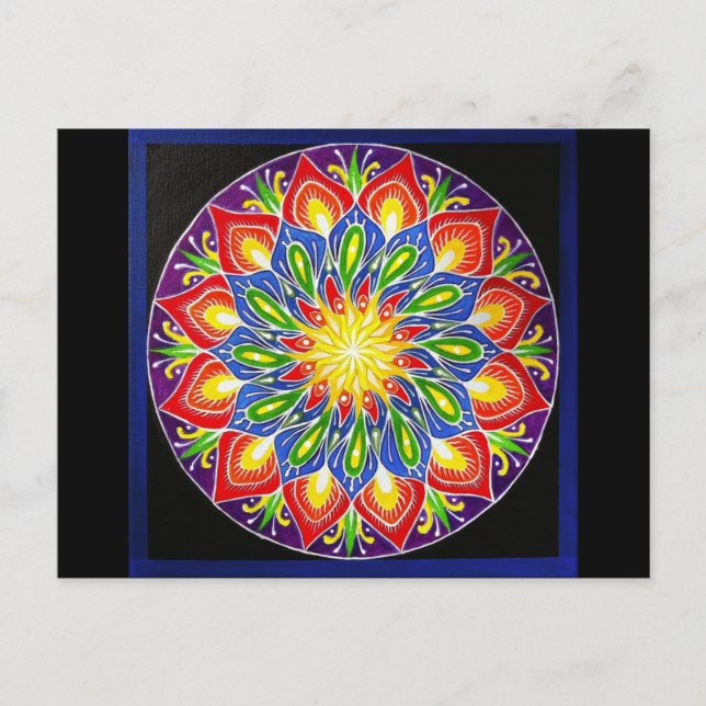 Cartão Postal Penas de um pássaro tropical (cartão postal) (Frente)