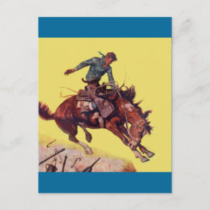 Cartão Postal Pendure no Cowboy