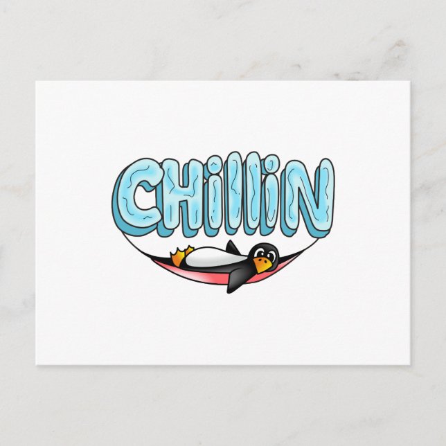 CARTÃO POSTAL PENGUIN CHILLIN (Frente)