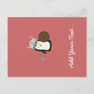 Cartão Postal Penguin Viking