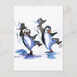Cartão Postal PeNgUiNs DaNciNg