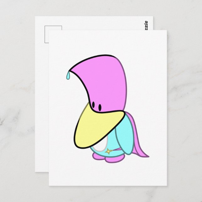 Cartão Postal PengWizard (Frente/Verso)