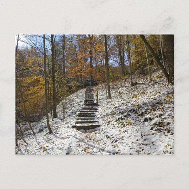 Cartão Postal Penhascos Hemlock, Indiana (Frente)