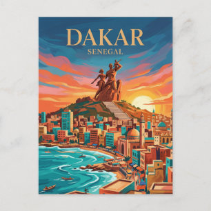 Cartão Postal Península de Dakar Senegal