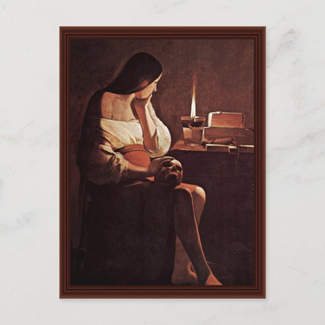 Cartão Postal Penitente Mary Magdalene (Magdalena Terf) (Frente)