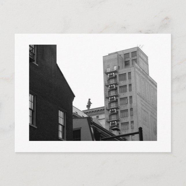 Cartão Postal Penn Walking, Filadélfia. (Frente)