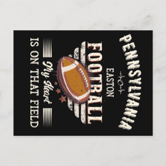 Cartão Postal Pennsylvania Easton American Football
