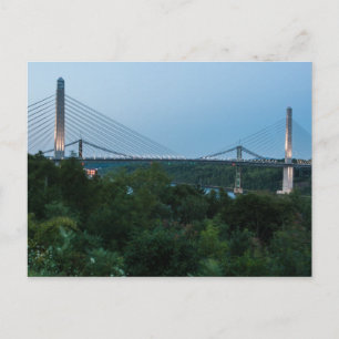 Cartão Postal Penobscot Narrow e Waldo-Hancock Bridges, Maine