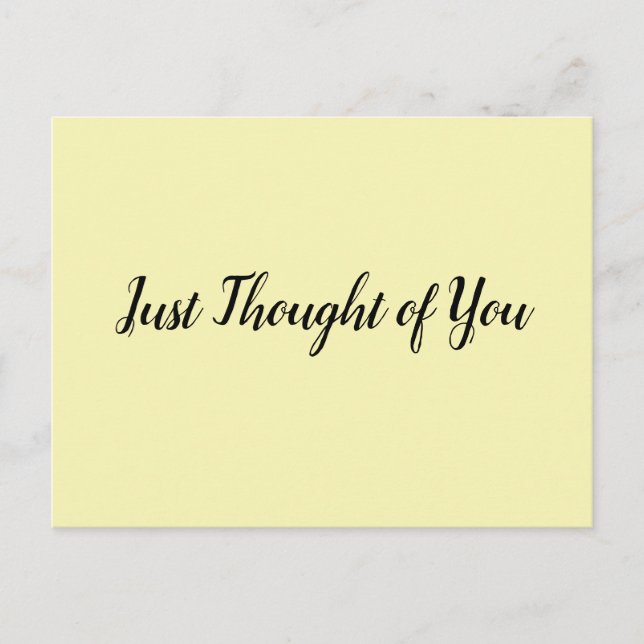 Cartão postal - Pensado: Sorrir e não parar. (Frente)