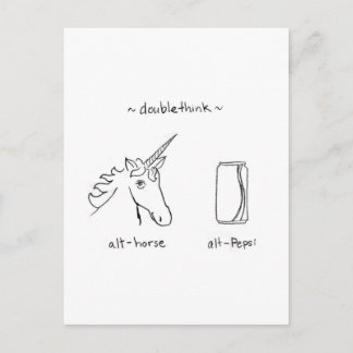 Cartão Postal Pensamento duplo