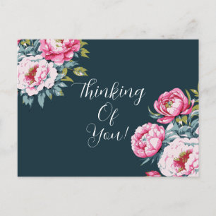 Cartão Postal Pensamento Floral Para Você