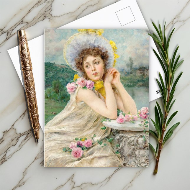 Cartão Postal Pensamento perdido, Federico Andreotti (italiano,  (Criador carregado)