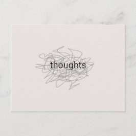 Cartão Postal Pensamentos