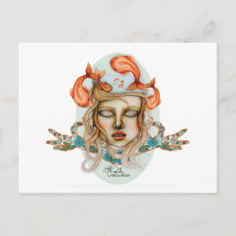 Cartão Postal _Pensamentos como Fishes_