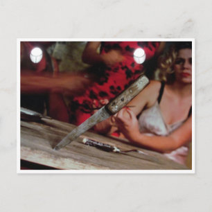 Cartão Postal pensamentos de faca