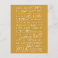 Pensamentos positivos