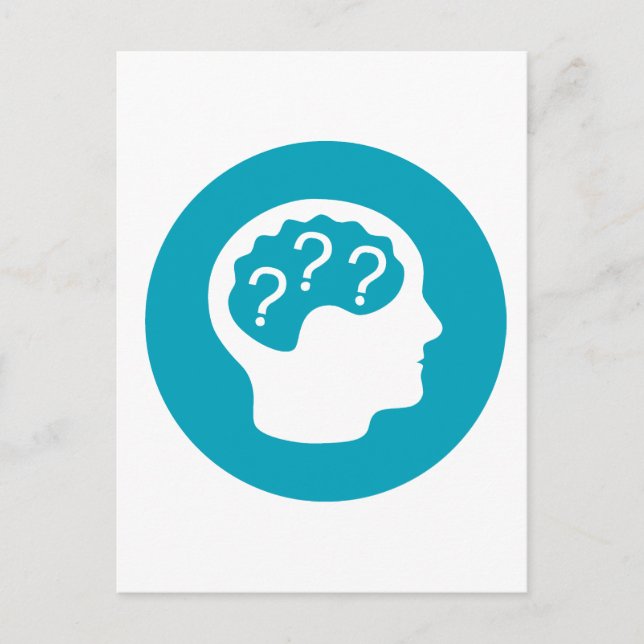 Cartão Postal Pensando (Frente)