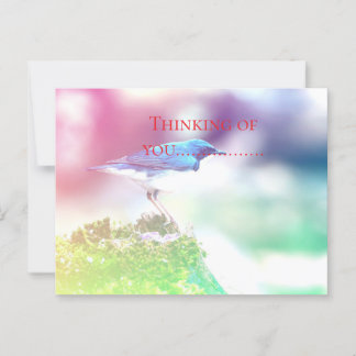 Cartão Postal Pensando em você...