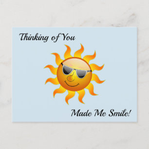 Cartão Postal Pensando em você