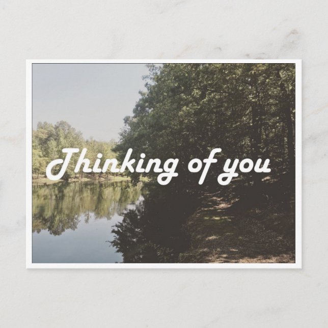 Cartão Postal: Pensando em você (Frente)