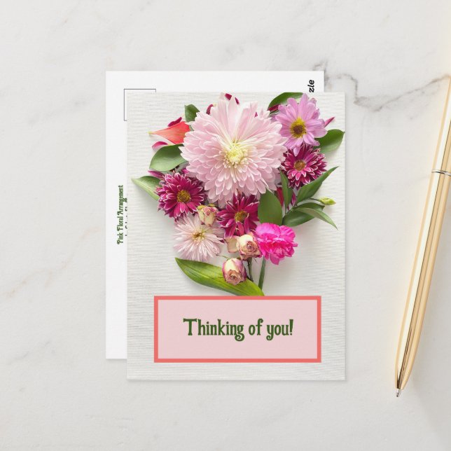 Cartão Postal Pensando em você! (Frente/Verso In Situ)