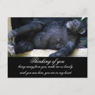 Cartão Postal Pensando em você.