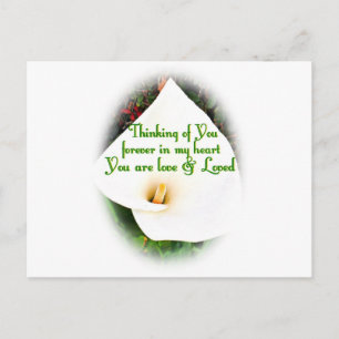 Cartão Postal Pensando em você_