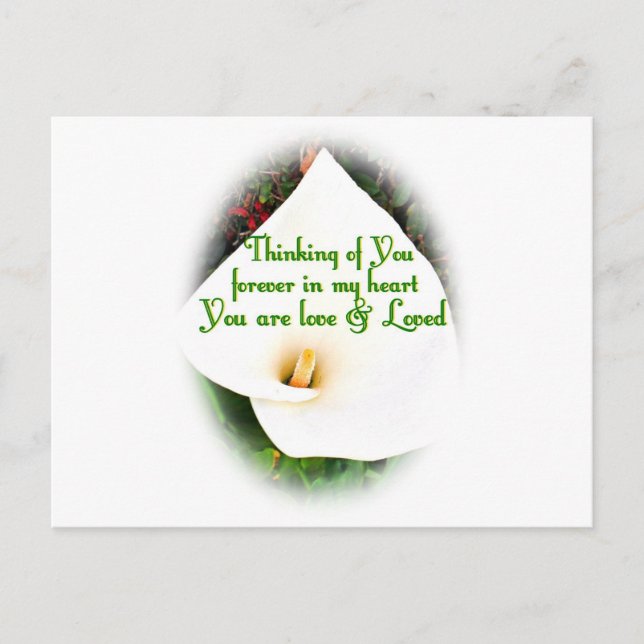 Cartão Postal Pensando em você_ (Frente)