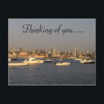 CARTÃO POSTAL PENSANDO EM VOCÊ ANGOLA<br><div class="desc">Vista da Ilha de Luanda até a baía de Luanda,  capital angolana e polo econômico e comercial.</div>