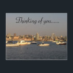 CARTÃO POSTAL PENSANDO EM VOCÊ ANGOLA<br><div class="desc">Vista da Ilha de Luanda até a baía de Luanda,  capital angolana e polo econômico e comercial.</div>