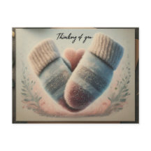 "Pensando em você com desejos e cuidados aquecidos