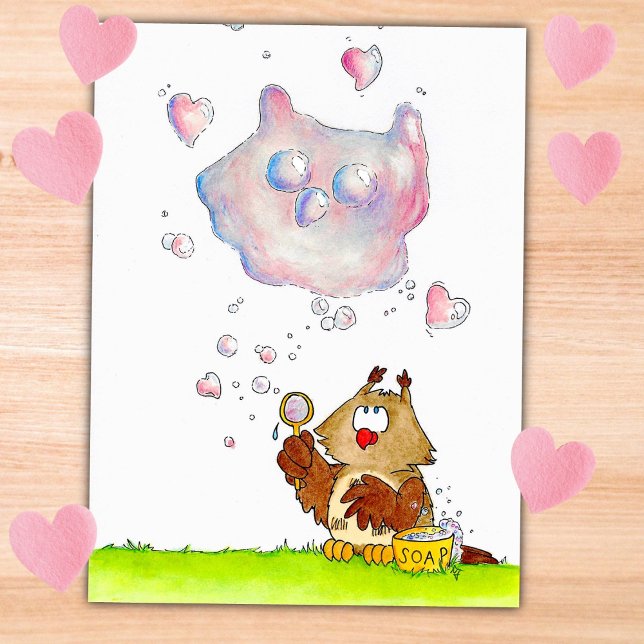 Cartão Postal PENSANDO EM VOCÊ, postal de Nicole Janes (Criador carregado)