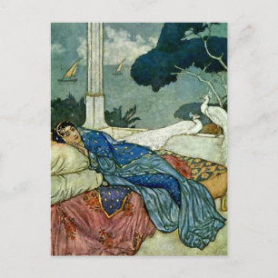 Cartão Postal “Pensando na Lady Yang” por Edmund Dulac