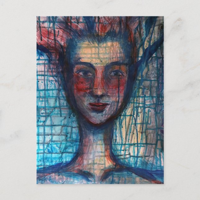 Cartão Postal Pensava Deusa (Frente)