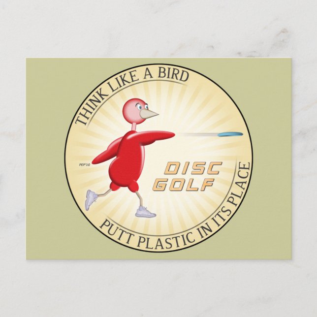 Cartão Postal Pense Como Um Pássaro (Frente)
