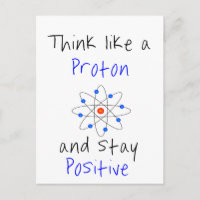 Pense como um próton e fique positivo