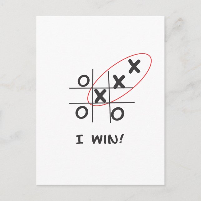 Cartão Postal Pense fora da caixa (Frente)