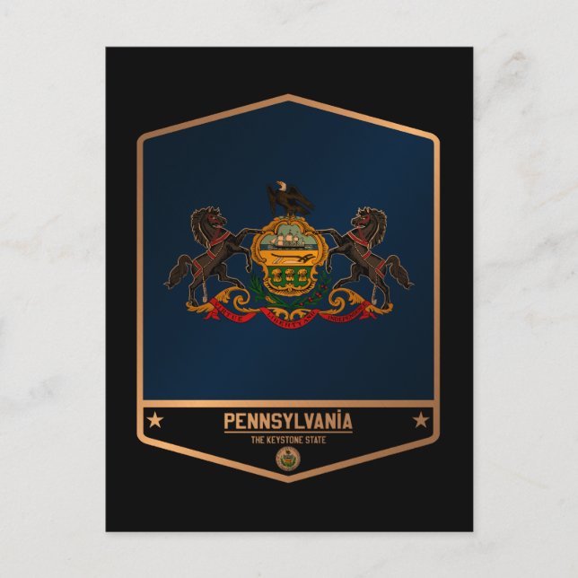 Cartão Postal Pensilvânia (Frente)