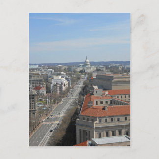 Cartão Postal Pensilvânia Ave Capitol Building Washington DC 02