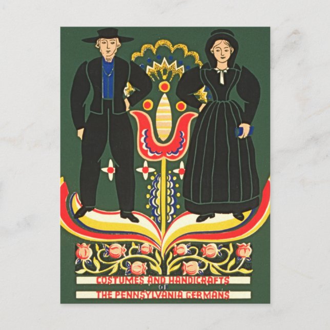 Cartão Postal Pensilvânia, Holandês (Frente)